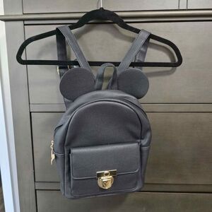 Black Mickey Mouse Ears Mini Backpack Purse